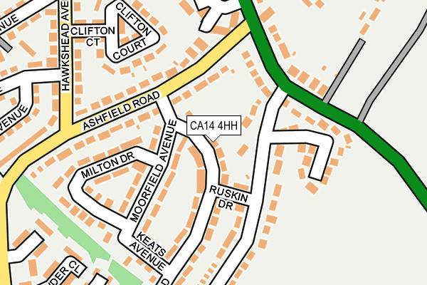 CA14 4HH map - OS OpenMap – Local (Ordnance Survey)