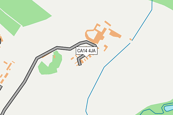 CA14 4JA map - OS OpenMap – Local (Ordnance Survey)