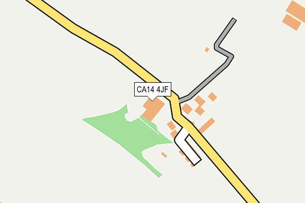 CA14 4JF map - OS OpenMap – Local (Ordnance Survey)