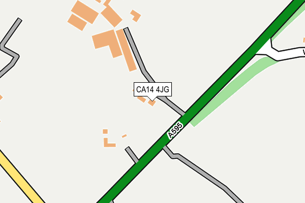 CA14 4JG map - OS OpenMap – Local (Ordnance Survey)