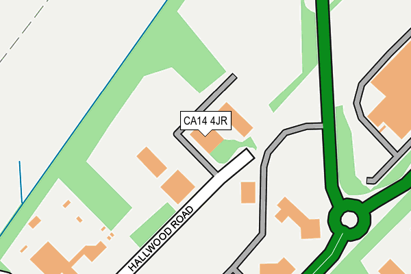 CA14 4JR map - OS OpenMap – Local (Ordnance Survey)