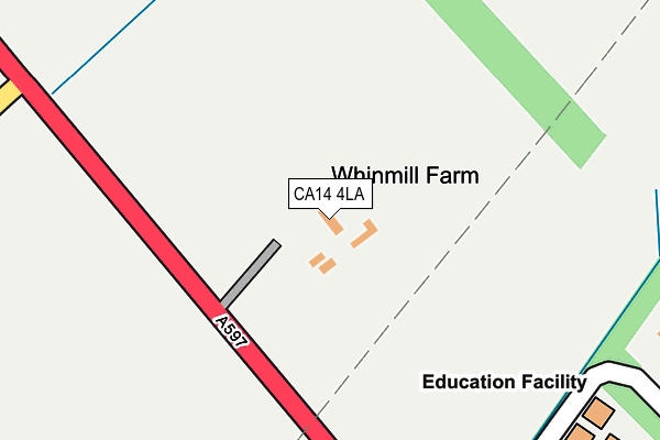 CA14 4LA map - OS OpenMap – Local (Ordnance Survey)