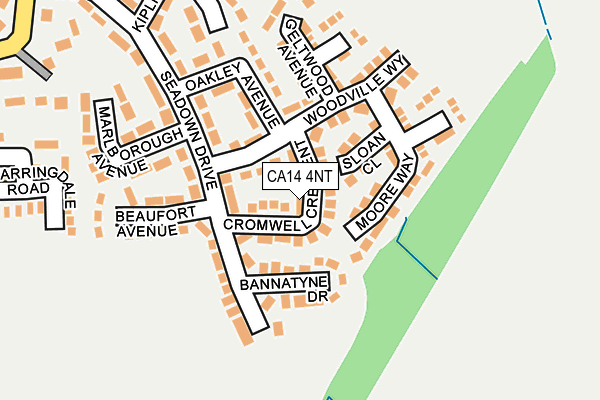 CA14 4NT map - OS OpenMap – Local (Ordnance Survey)
