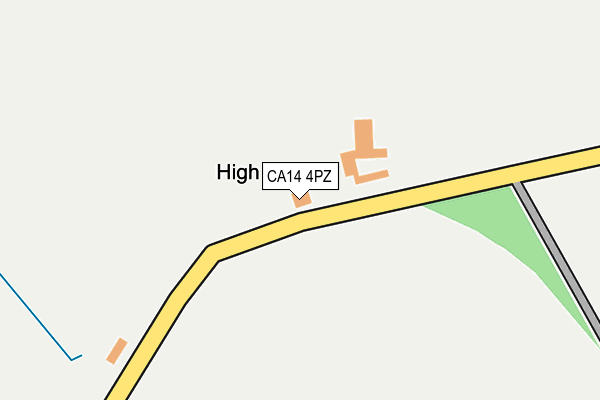 CA14 4PZ map - OS OpenMap – Local (Ordnance Survey)