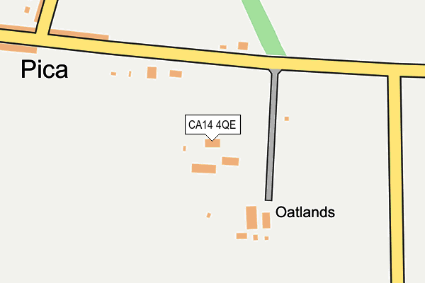 CA14 4QE map - OS OpenMap – Local (Ordnance Survey)