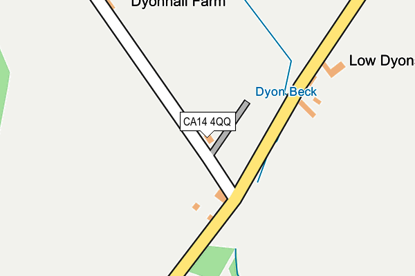 CA14 4QQ map - OS OpenMap – Local (Ordnance Survey)