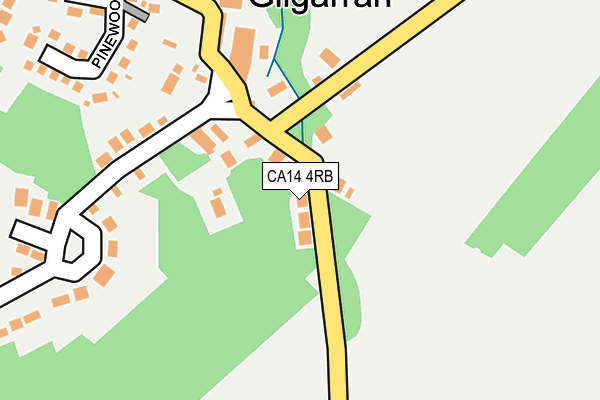 CA14 4RB map - OS OpenMap – Local (Ordnance Survey)