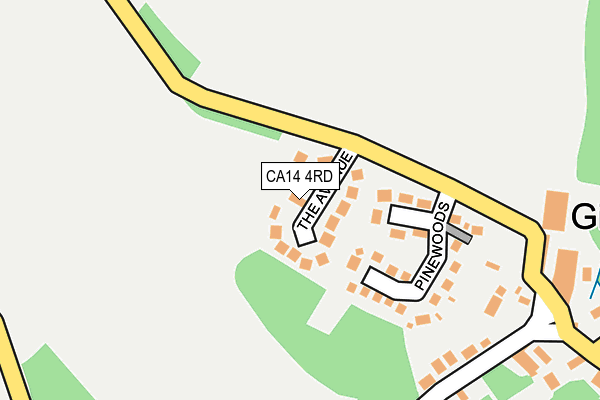 CA14 4RD map - OS OpenMap – Local (Ordnance Survey)