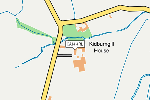 CA14 4RL map - OS OpenMap – Local (Ordnance Survey)