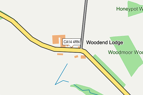 CA14 4RN map - OS OpenMap – Local (Ordnance Survey)