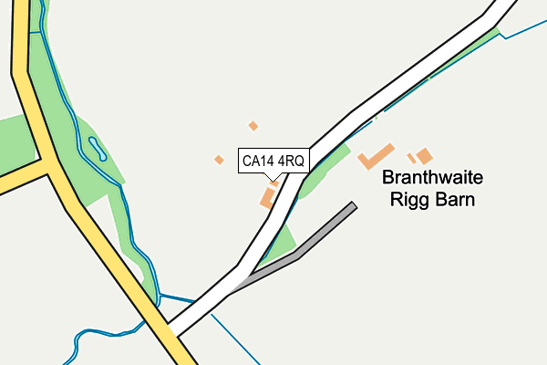 CA14 4RQ map - OS OpenMap – Local (Ordnance Survey)