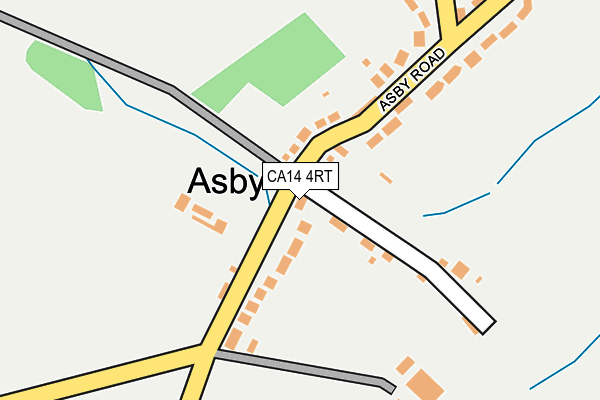 CA14 4RT map - OS OpenMap – Local (Ordnance Survey)