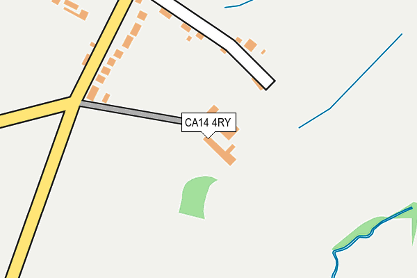 CA14 4RY map - OS OpenMap – Local (Ordnance Survey)