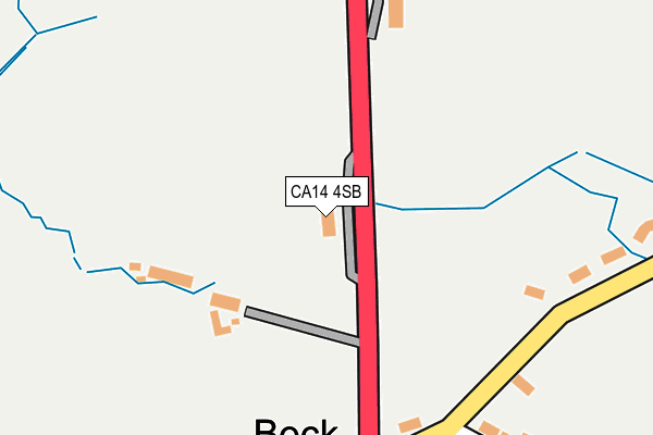 CA14 4SB map - OS OpenMap – Local (Ordnance Survey)