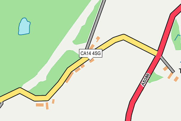 CA14 4SG map - OS OpenMap – Local (Ordnance Survey)