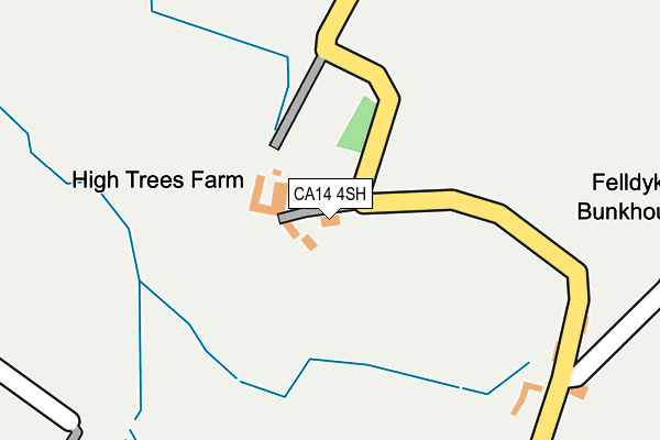 CA14 4SH map - OS OpenMap – Local (Ordnance Survey)