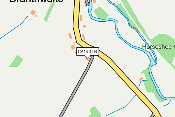 CA14 4TB map - OS OpenMap – Local (Ordnance Survey)