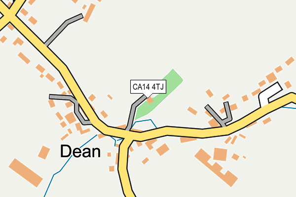 CA14 4TJ map - OS OpenMap – Local (Ordnance Survey)