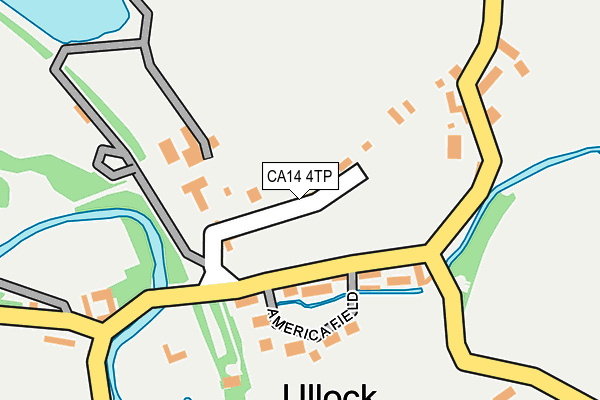 CA14 4TP map - OS OpenMap – Local (Ordnance Survey)