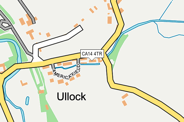 CA14 4TR map - OS OpenMap – Local (Ordnance Survey)