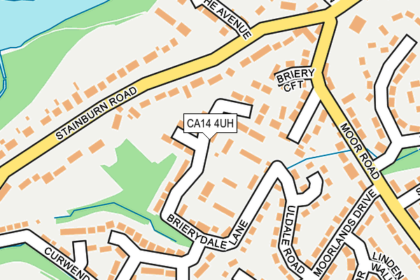 CA14 4UH map - OS OpenMap – Local (Ordnance Survey)
