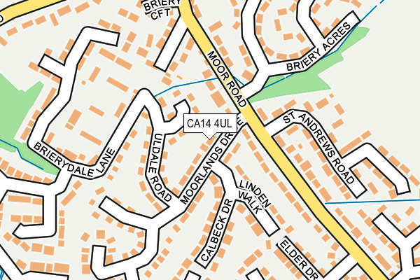 CA14 4UL map - OS OpenMap – Local (Ordnance Survey)