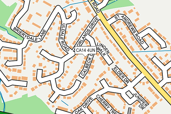 CA14 4UN map - OS OpenMap – Local (Ordnance Survey)