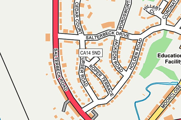 CA14 5ND map - OS OpenMap – Local (Ordnance Survey)