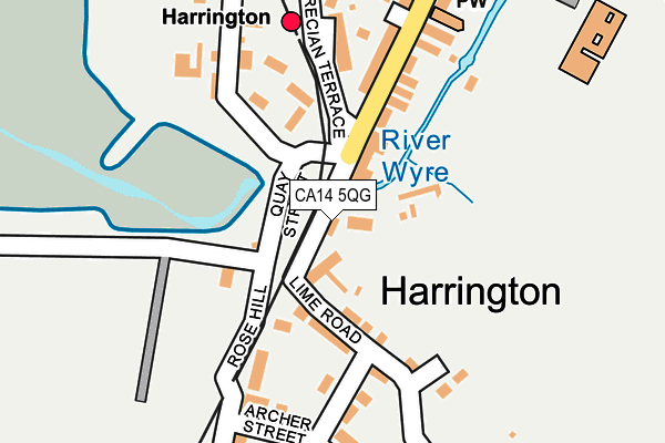 CA14 5QG map - OS OpenMap – Local (Ordnance Survey)