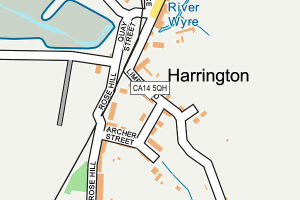 CA14 5QH map - OS OpenMap – Local (Ordnance Survey)