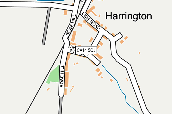 CA14 5QJ map - OS OpenMap – Local (Ordnance Survey)