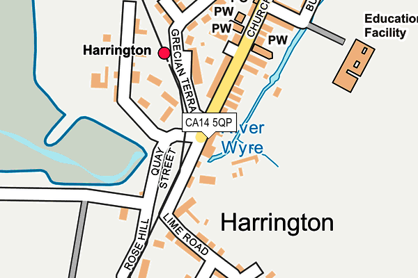 CA14 5QP map - OS OpenMap – Local (Ordnance Survey)