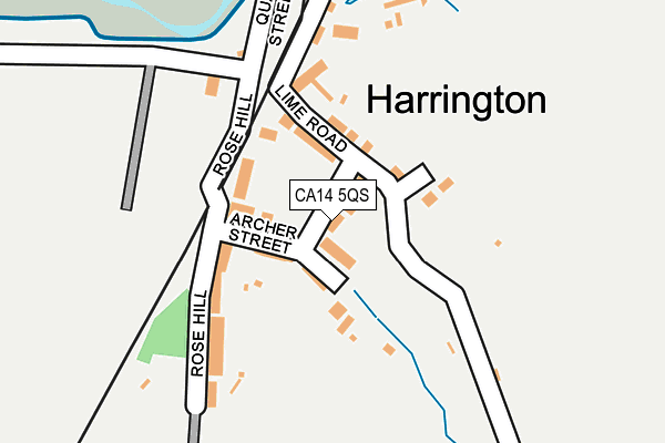 CA14 5QS map - OS OpenMap – Local (Ordnance Survey)