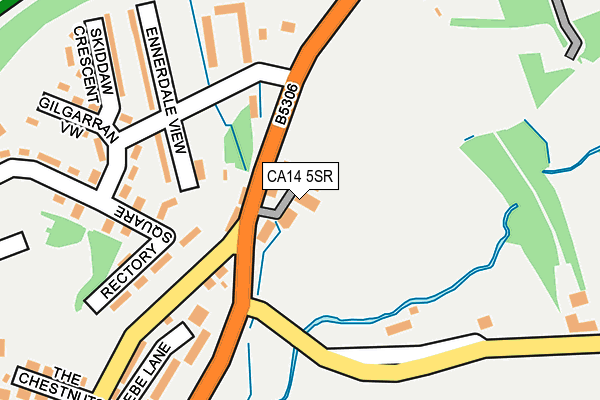 CA14 5SR map - OS OpenMap – Local (Ordnance Survey)