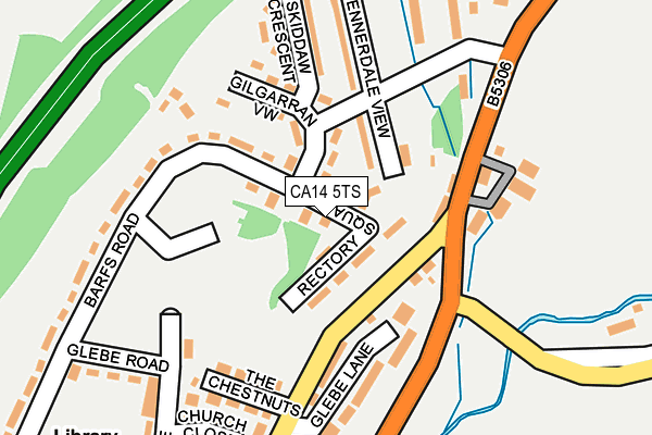 CA14 5TS map - OS OpenMap – Local (Ordnance Survey)