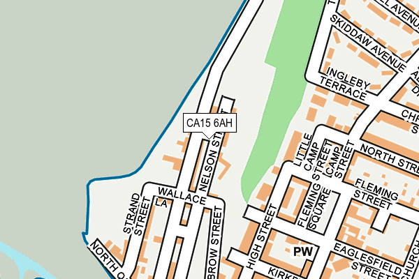 CA15 6AH map - OS OpenMap – Local (Ordnance Survey)