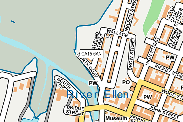 CA15 6AN map - OS OpenMap – Local (Ordnance Survey)