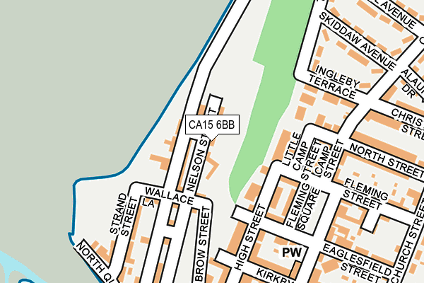 CA15 6BB map - OS OpenMap – Local (Ordnance Survey)