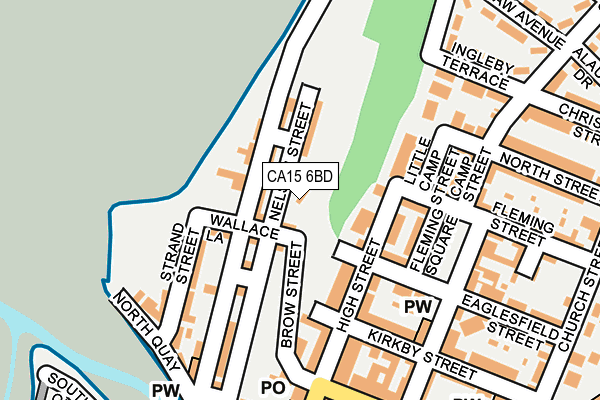 CA15 6BD map - OS OpenMap – Local (Ordnance Survey)