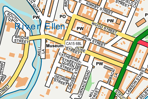 CA15 6BL map - OS OpenMap – Local (Ordnance Survey)