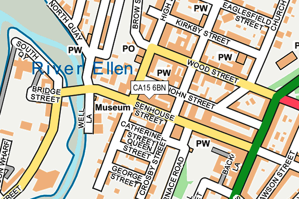 CA15 6BN map - OS OpenMap – Local (Ordnance Survey)