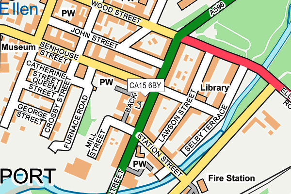 CA15 6BY map - OS OpenMap – Local (Ordnance Survey)