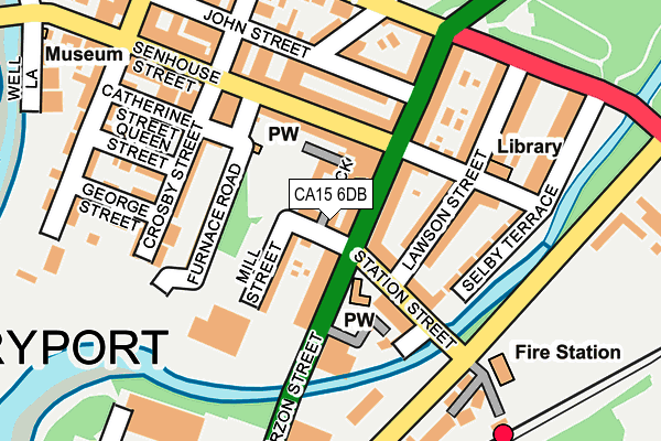 CA15 6DB map - OS OpenMap – Local (Ordnance Survey)