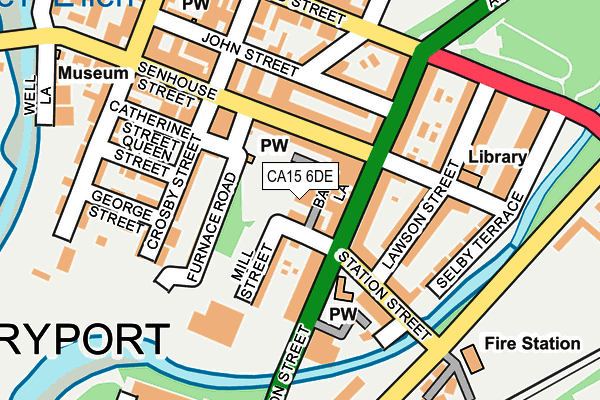 CA15 6DE map - OS OpenMap – Local (Ordnance Survey)