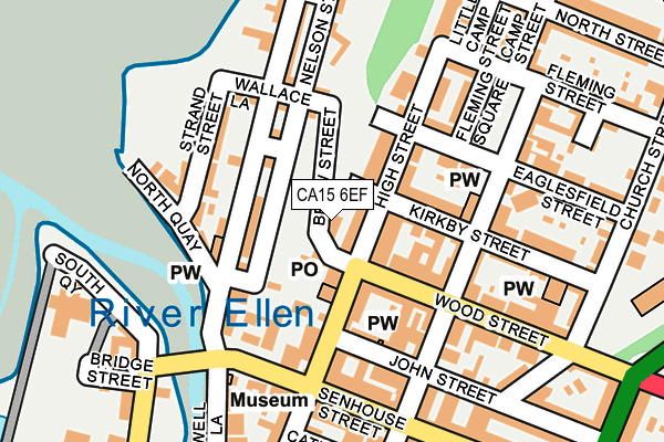 CA15 6EF map - OS OpenMap – Local (Ordnance Survey)