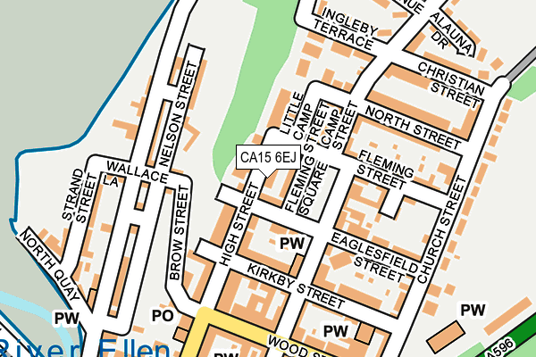CA15 6EJ map - OS OpenMap – Local (Ordnance Survey)