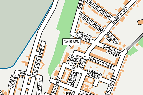 CA15 6EN map - OS OpenMap – Local (Ordnance Survey)