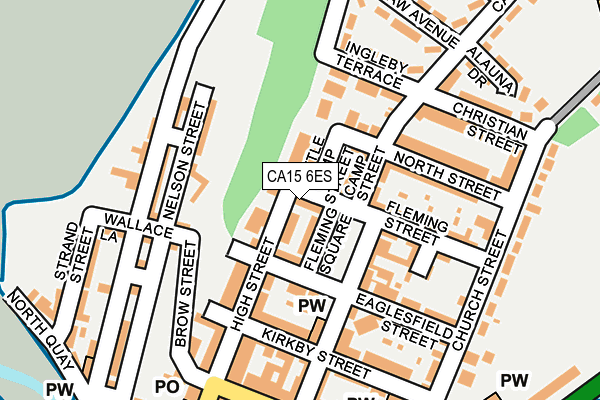 CA15 6ES map - OS OpenMap – Local (Ordnance Survey)