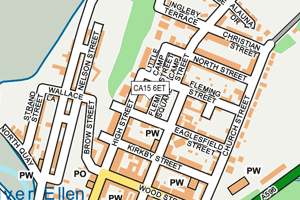 CA15 6ET map - OS OpenMap – Local (Ordnance Survey)