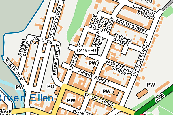 CA15 6EU map - OS OpenMap – Local (Ordnance Survey)